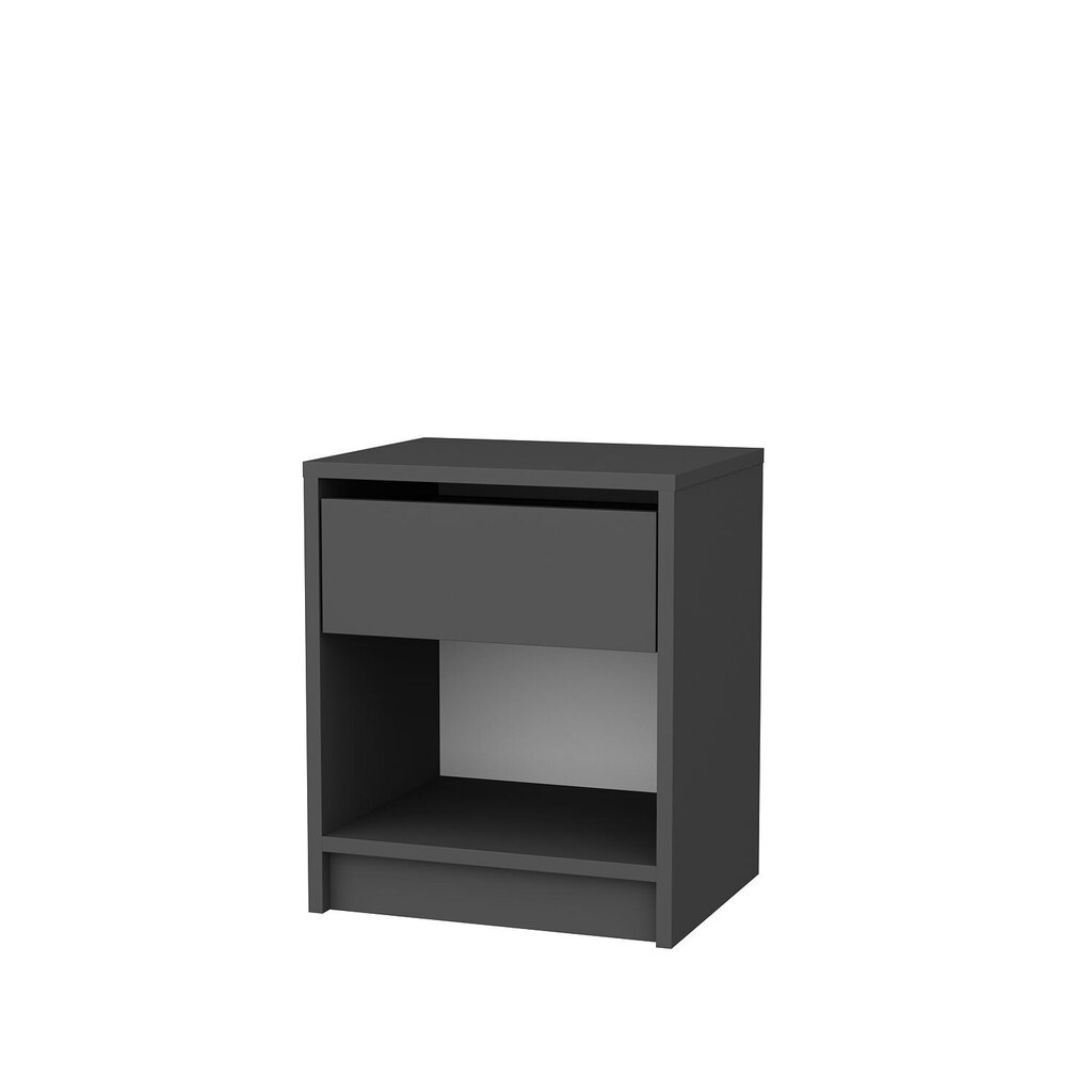 Yöpöytä, Asir, 44,6x35,9x52,8 cm, harmaa hinta ja tiedot | Yöpöydät | hobbyhall.fi