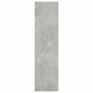 vidaXL 3-tasoinen kirjahylly betoninharmaa 40x30x114 cm lastulevy hinta ja tiedot | Hyllyt | hobbyhall.fi