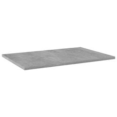 vidaXL Kirjahyllytasot 4 kpl betoninharmaa 60x40x1,5 cm lastulevy hinta ja tiedot | Hyllyt | hobbyhall.fi
