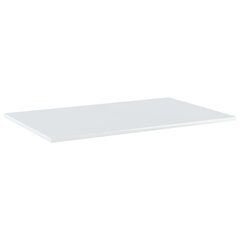 vidaXL Kirjahyllytasot 4 kpl korkeakiilto valk. 80x50x1,5 cm lastulevy hinta ja tiedot | Hyllyt | hobbyhall.fi