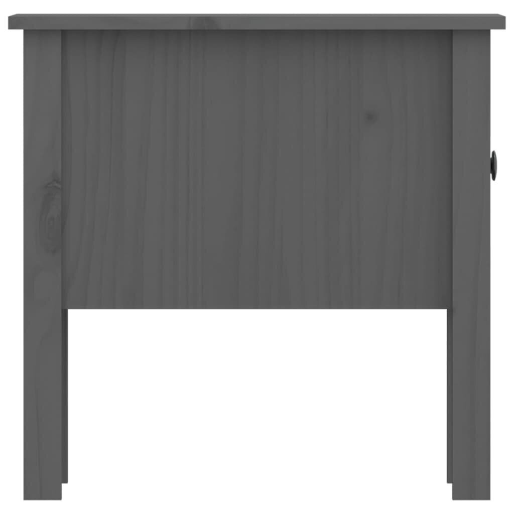 vidaXL Sivupöytä harmaa 50x50x49 cm täysi mänty hinta ja tiedot | Sohvapöydät | hobbyhall.fi