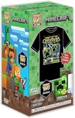 Funko Pocket Pop! & Tee Minecraft Blue Creeper XL hinta ja tiedot | Pelien oheistuotteet | hobbyhall.fi