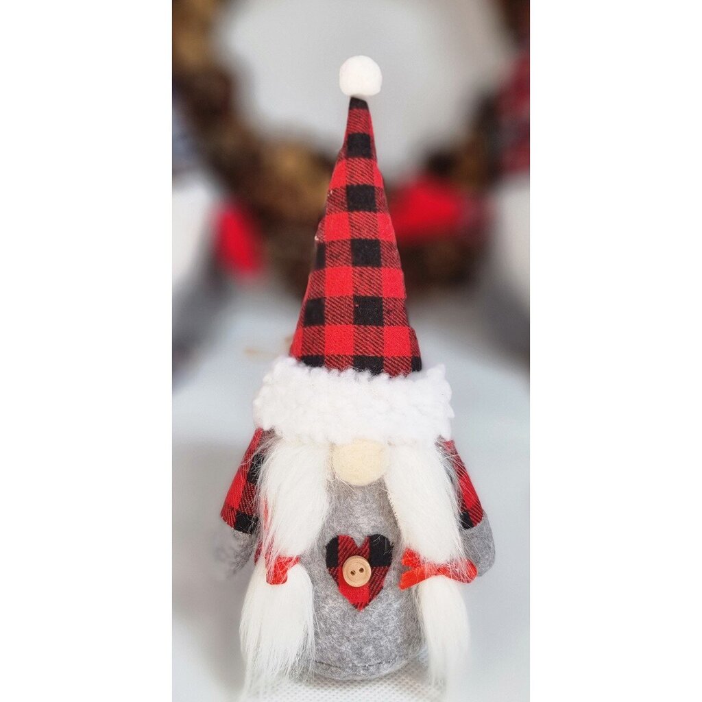 Koristeellinen joulupukki lahjapussin kanssa, 20 cm, tyttö hinta ja tiedot | Joulukoristeet | hobbyhall.fi