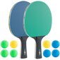 Pöytätennissetti, 2 mailaa 8 palloa hinta ja tiedot | Pingismailat | hobbyhall.fi