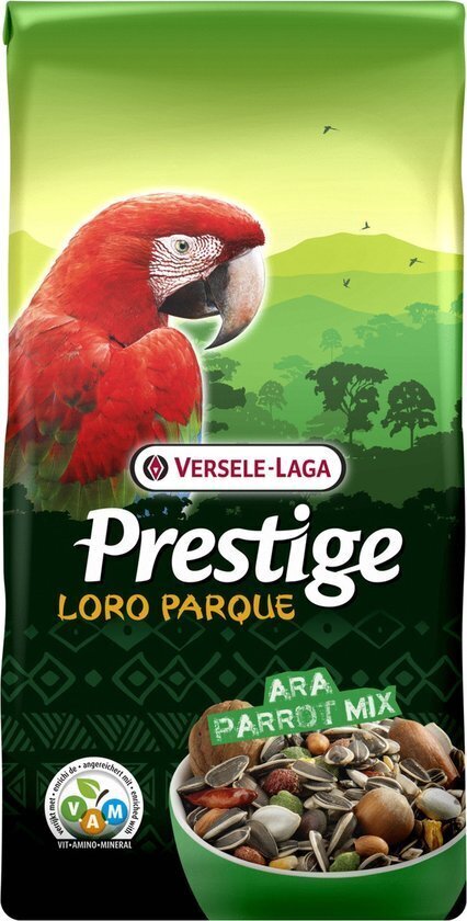 Ruoka papukaijoille Versele-Laga Ara Loro Parque Mix, 15 kg hinta ja tiedot | Lintujen ruokinta | hobbyhall.fi
