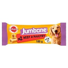 Pedigree Jumbone aikuisille koirille, naudanliha, 12 x 180 g hinta ja tiedot | Koiran herkut | hobbyhall.fi