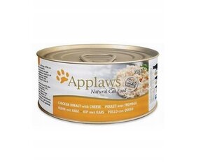 Applaws Cat Tin aikuisille kissoille, kanalla, 72 x 156 g hinta ja tiedot | Kissanruoka | hobbyhall.fi