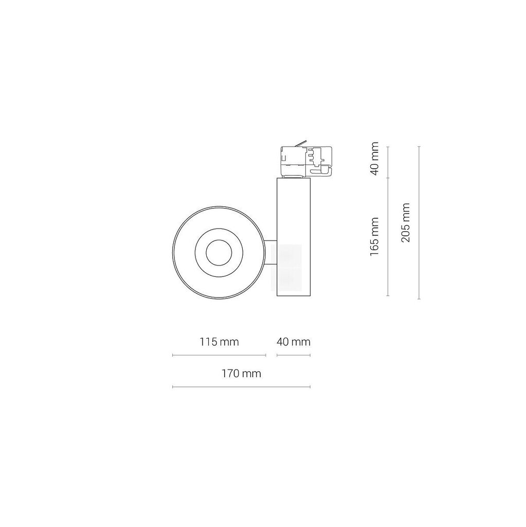 LED-valaisin Nowodvorski Ctls Nea LED 8747 hinta ja tiedot | Kattovalaisimet | hobbyhall.fi