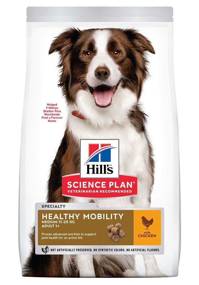 Hills Science Plan ravinto aikuisille koirille, joilla on nivelongelmia, kanan makuinen, 14 kg hinta ja tiedot | Koiran kuivaruoka | hobbyhall.fi