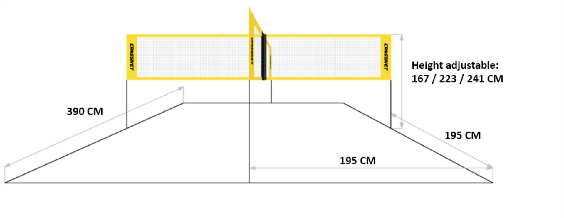 Rantalentopallosetti Crossnet hinta ja tiedot | Muut lentopallotarvikkeet | hobbyhall.fi