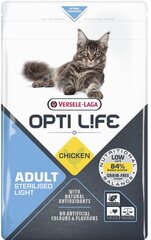 Versele-Laga Opti Life Cat steriloiduille aikuisille kissoille, kana, 7,5 kg hinta ja tiedot | Kissan kuivaruoka | hobbyhall.fi