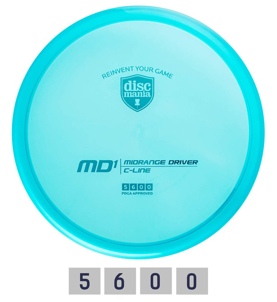 Frisbeegolfkiekko Discmania Midrange Driver C-Line MD1, sininen hinta ja tiedot | Frisbeegolf | hobbyhall.fi