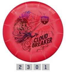 Frisbeegolfkiekko Putter Lux Vapor Cloud Breaker, roosa/valkoinen hinta ja tiedot | Discmania Urheilu ja vapaa-aika | hobbyhall.fi