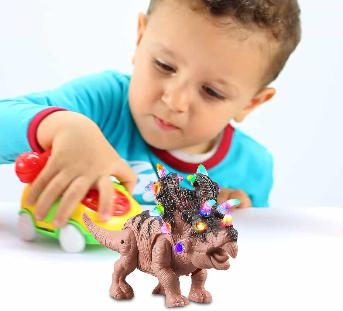 Musikaalinen dinosaurus Triceratops hinta ja tiedot | Poikien lelut | hobbyhall.fi