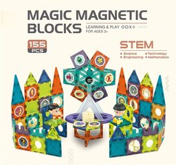 Magneettinen rakennussetti Magnetic Blocks hinta ja tiedot | Poikien lelut | hobbyhall.fi