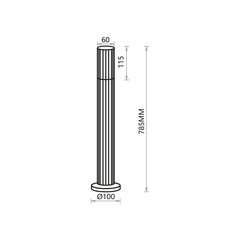 Puutarhalamppu 1xgu10 ip44, musta hinta ja tiedot | Puutarha- ja ulkovalot | hobbyhall.fi