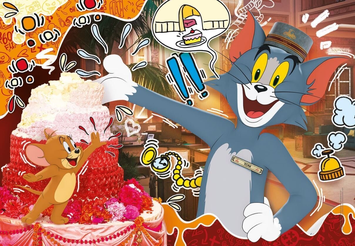 Palapeli Clementoni Tom ja Jerry 27516, 104 kpl hinta ja tiedot | Palapelit | hobbyhall.fi