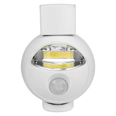 COB LED-yövalo liiketunnistimella valkoinen. hinta ja tiedot | Puutarha- ja ulkovalot | hobbyhall.fi