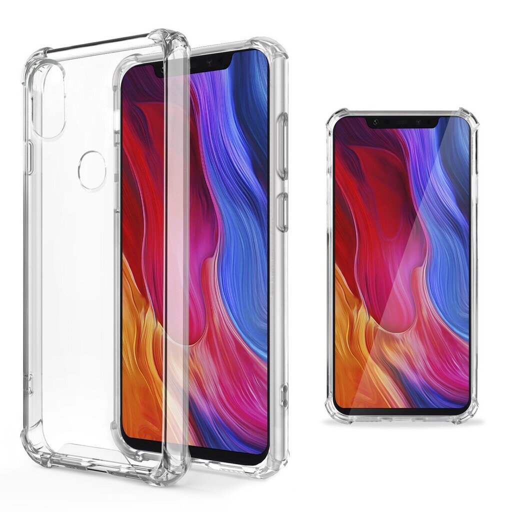 Moozy iskunkestävä silikonikotelo Xiaomi Mi 8 -puhelimelle hinta ja tiedot | Puhelimen kuoret ja kotelot | hobbyhall.fi