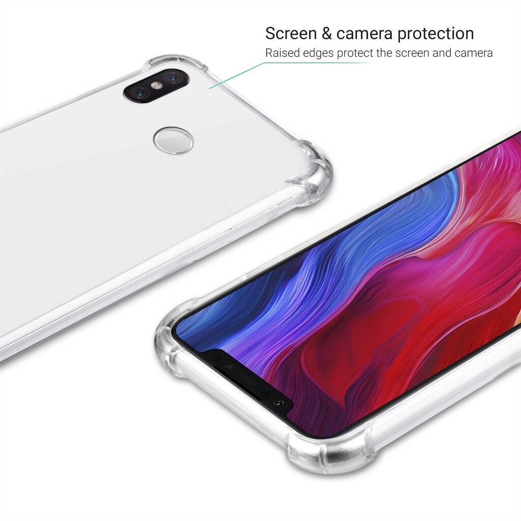 Moozy iskunkestävä silikonikotelo Xiaomi Mi 8 -puhelimelle hinta ja tiedot | Puhelimen kuoret ja kotelot | hobbyhall.fi