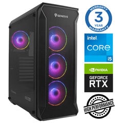 INTOP i5-12400F 32GB 1TB SSD M.2 NVME+2TB RTX4070 SUPER 12GB no-OS hinta ja tiedot | Pöytätietokoneet | hobbyhall.fi