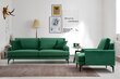 Kalune Design Papira-nojatuoli, vihreä hinta ja tiedot | Nojatuolit | hobbyhall.fi