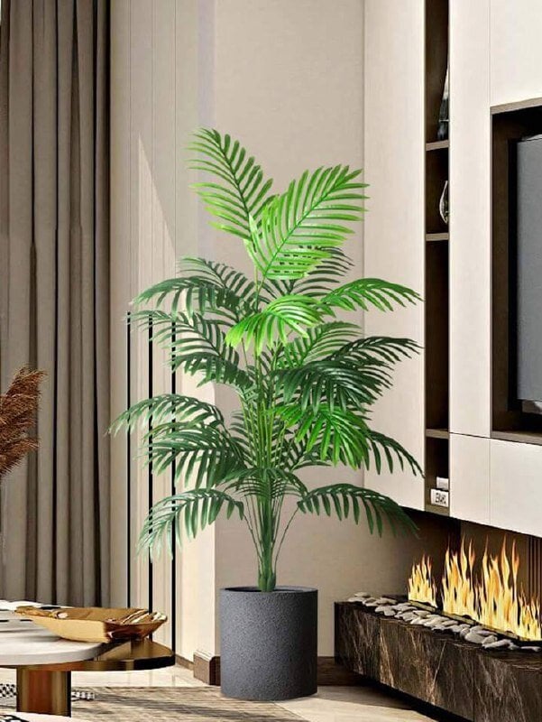 Koristeellinen keinotekoinen palmu ruukussa, Electronics LV-244, 90 cm hinta ja tiedot | Keinotekoiset kukat | hobbyhall.fi