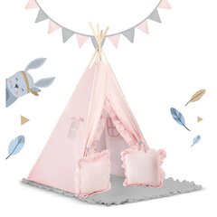 Lasten teltta, Nukido, vaaleanpunainen hinta ja tiedot | Lasten leikkimökit ja -teltat | hobbyhall.fi