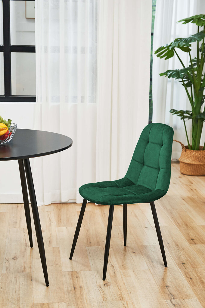 2 tuolin sarja Akord SJ.1, vihreä hinta ja tiedot | Ruokapöydän tuolit | hobbyhall.fi
