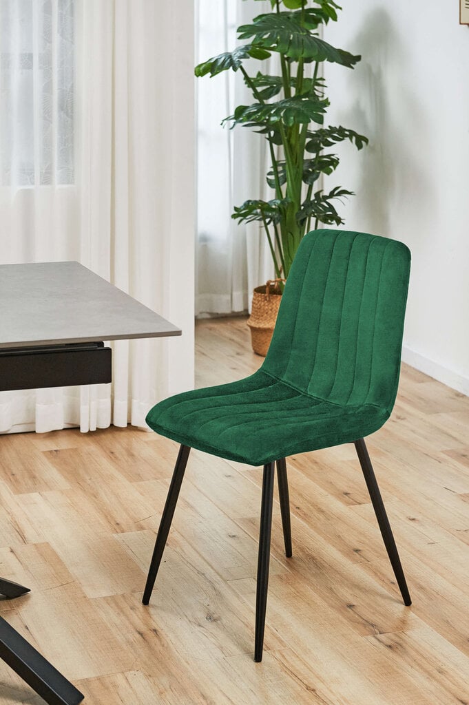 2 tuolin sarja Akord SJ.9, vihreä hinta ja tiedot | Ruokapöydän tuolit | hobbyhall.fi