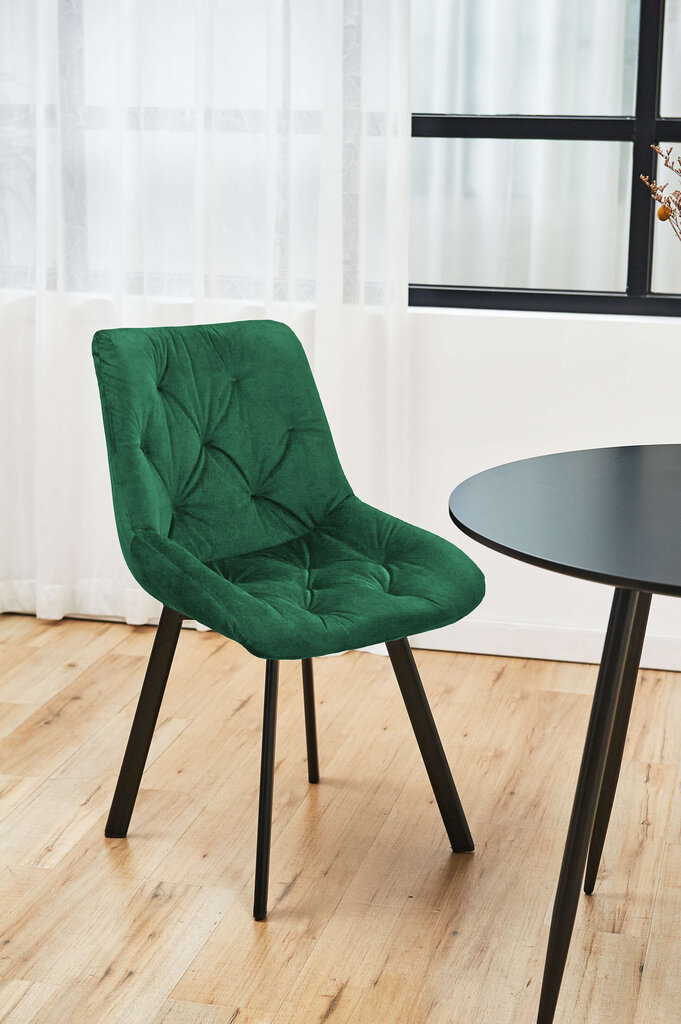2 tuolin sarja Akord SJ.33, vihreä hinta ja tiedot | Ruokapöydän tuolit | hobbyhall.fi