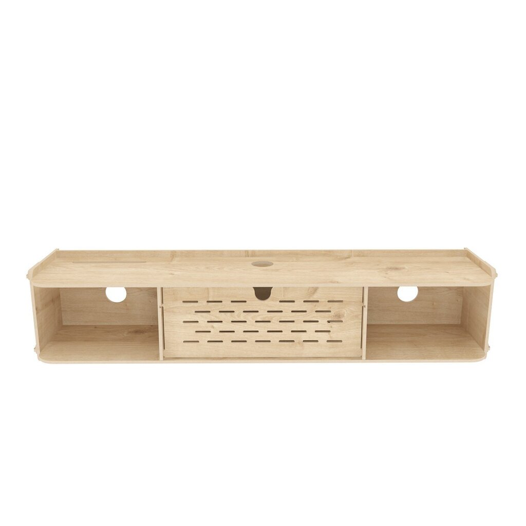 TV-taso, Asir, 116,5x19,5x24,5 cm, beige hinta ja tiedot | TV-tasot | hobbyhall.fi