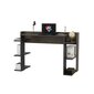 Pöytä, Asir, 122,7x77x45 cm, ruskea/musta hinta ja tiedot | Tietokonepöydät ja työpöydät | hobbyhall.fi
