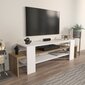 TV-taso, Asir, 150x45x35 cm, valkoinen/ruskea hinta ja tiedot | TV-tasot | hobbyhall.fi