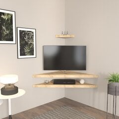 TV-taso, Asir, 120x5x49 cm, ruskea hinta ja tiedot | TV-tasot | hobbyhall.fi