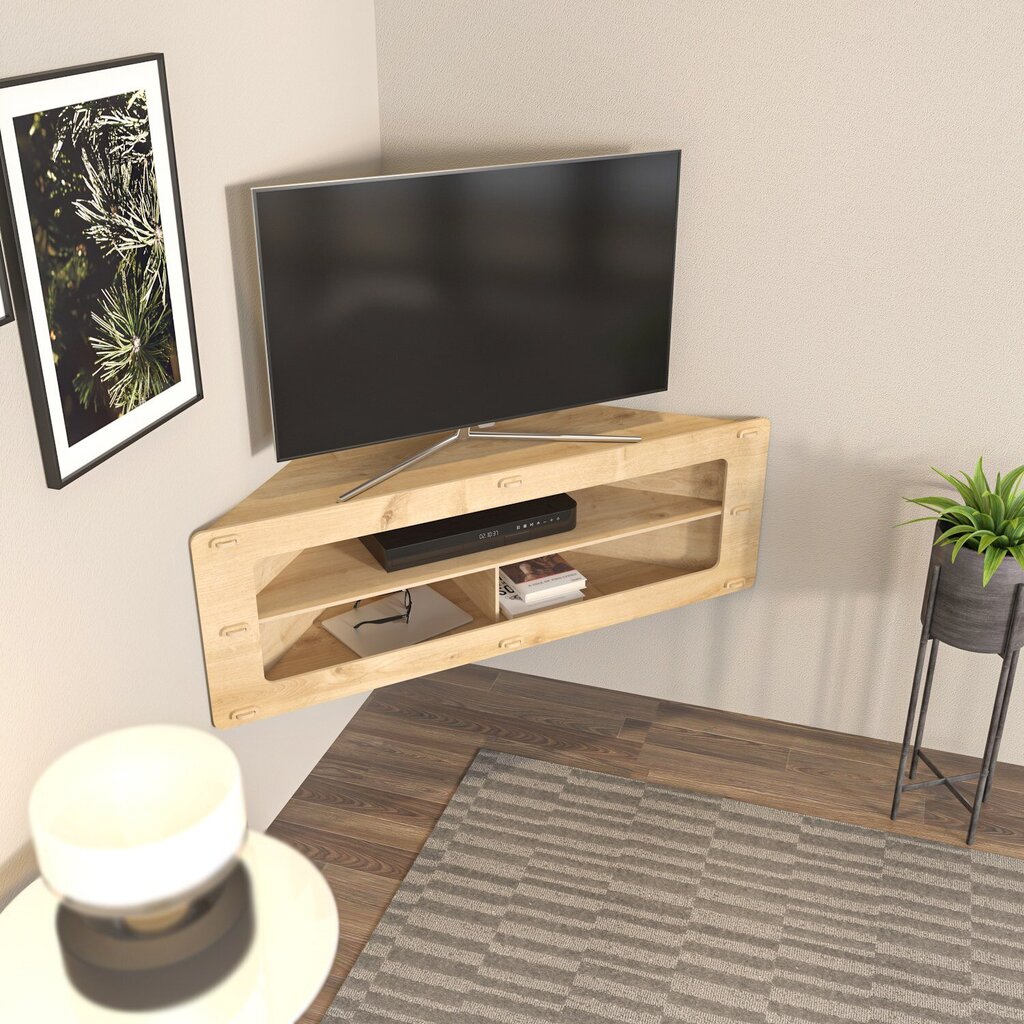 TV-taso, Asir, 120x40x45 cm, ruskea hinta ja tiedot | TV-tasot | hobbyhall.fi