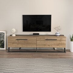 TV-taso, Asir, 163,8x46,8x36,6 cm, ruskea/musta hinta ja tiedot | TV-tasot | hobbyhall.fi