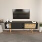 TV-taso, Asir, 160x45x34,5 cm, harmaa/ruskea hinta ja tiedot | TV-tasot | hobbyhall.fi