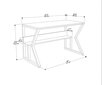 Pöytä, Asir, 120x72,8x60 cm, musta hinta ja tiedot | Tietokonepöydät ja työpöydät | hobbyhall.fi