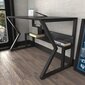 Pöytä, Asir, 120x72,8x60 cm, musta hinta ja tiedot | Tietokonepöydät ja työpöydät | hobbyhall.fi
