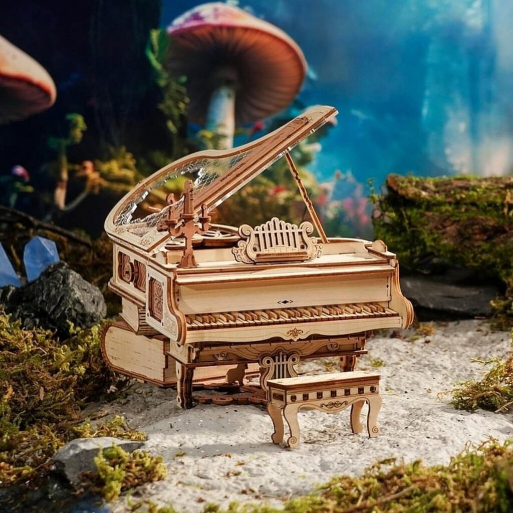 Rakennussetti Magic Piano, 3D, puinen hinta ja tiedot | LEGOT ja rakennuslelut | hobbyhall.fi