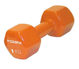 Toorx Fitness Vinyl Dumbbell käsipainot,1 x 1 kg hinta ja tiedot | Käsipainot, kahvakuulat ja voimaharjoittelu | hobbyhall.fi