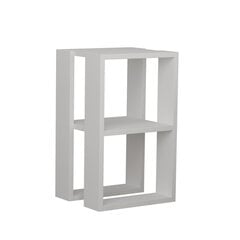 Yöpöytä Kalune Design 776 (II), 55 cm, valkoinen hinta ja tiedot | Yöpöydät | hobbyhall.fi