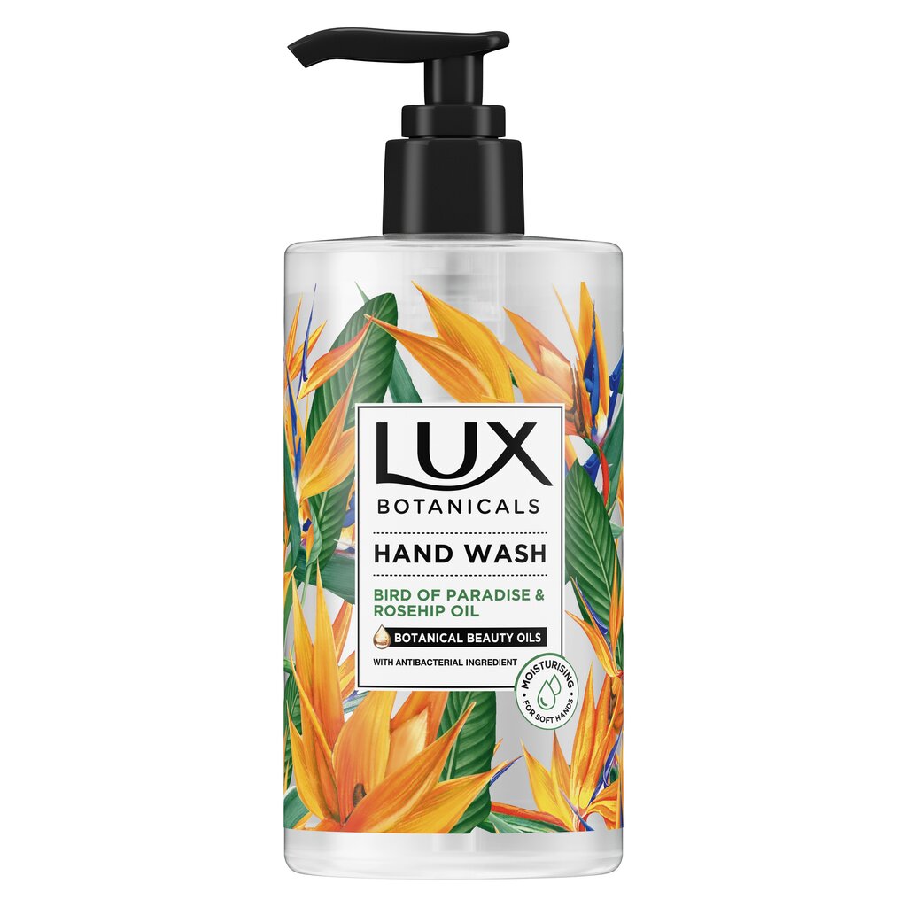 Nestesaippua Lux Botanicals Bird of Paradise&Rosehip 400ml, 6 pakkausta hinta ja tiedot | Saippuat | hobbyhall.fi