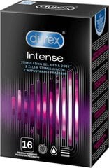 Kondomit Durex Intense Orgasmic, 16 kpl hinta ja tiedot | Kondomit | hobbyhall.fi