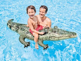 Puhallettava alligaattori, 170 x 86 cm hinta ja tiedot | Puhallettavat vesilelut ja uima-asusteet | hobbyhall.fi