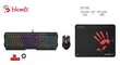 A4Tech B1700 Bloody USB Gaming Esports Näppäimistö, tyyny ja hiiri -yhdistelmä hinta ja tiedot | Näppäimistöt | hobbyhall.fi