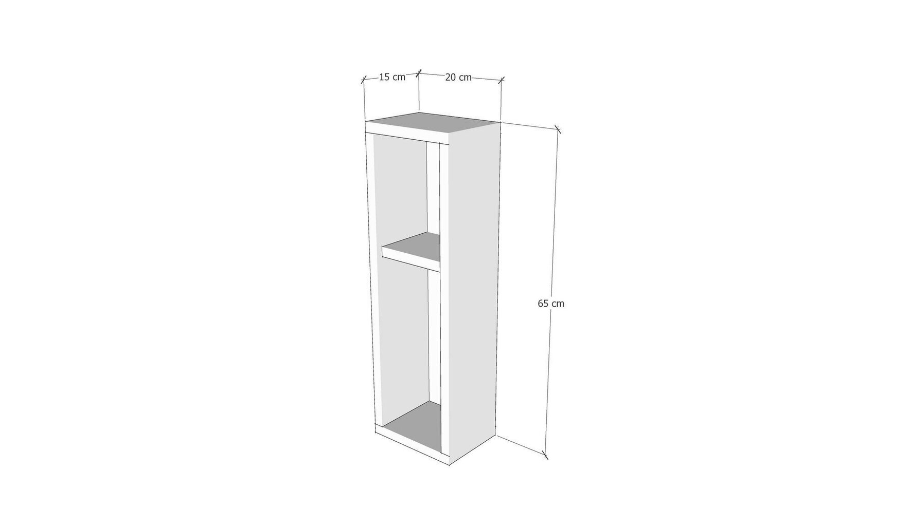 Yöpöytä Kalune Design Turra, ruskea hinta ja tiedot | Yöpöydät | hobbyhall.fi