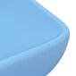 vidaXL Ylellinen pesuallas suorakaide matta vaaleansininen 71x38 cm hinta ja tiedot | Pesualtaat | hobbyhall.fi