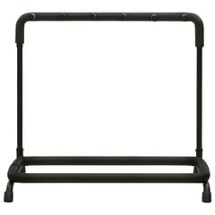 vidaXL Kitarateline kokoontaittuva 5-osiota musta 74x41x66 cm teräs hinta ja tiedot | vidaXL Ääni- ja videolaitteet | hobbyhall.fi